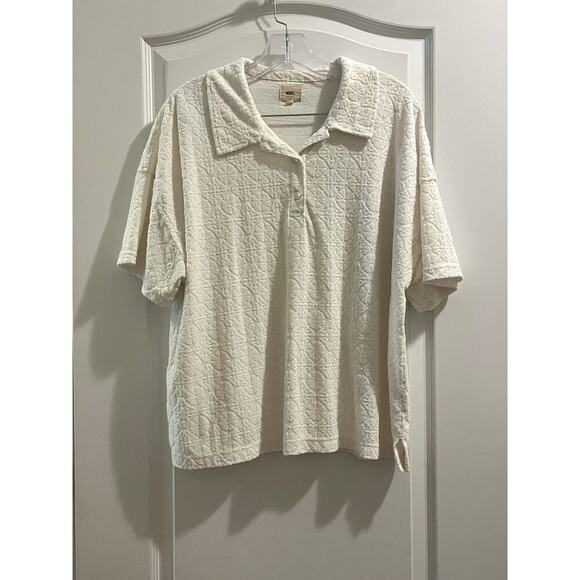 Madewell Terry Jacquard Polo Shirt - Picture 5 of 9